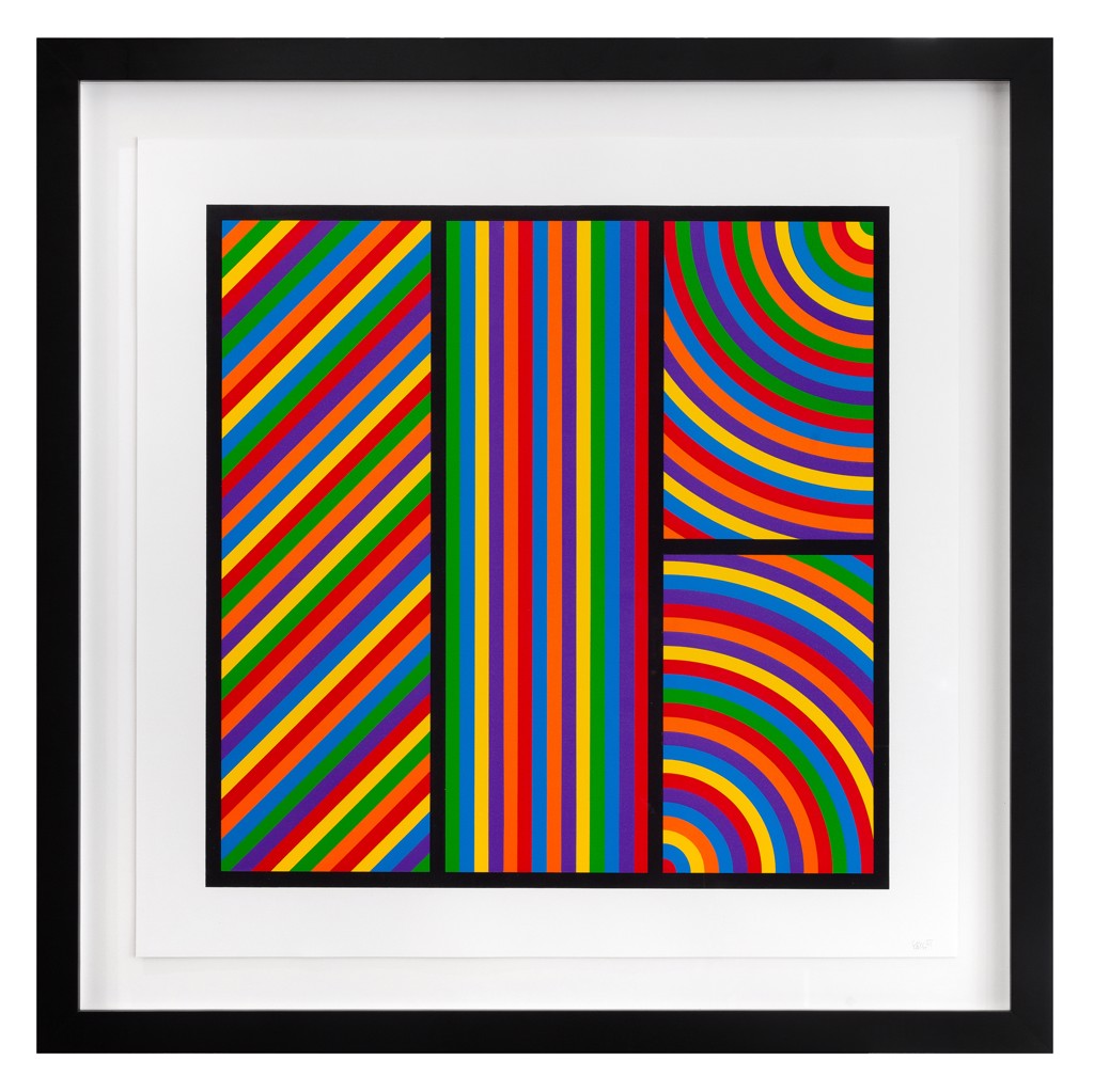 アート・デザイン・音楽 Sol LeWitt:Between the Lines Color Bands, Plate #7 by Sol LeWitt | West Chelsea Contemporary