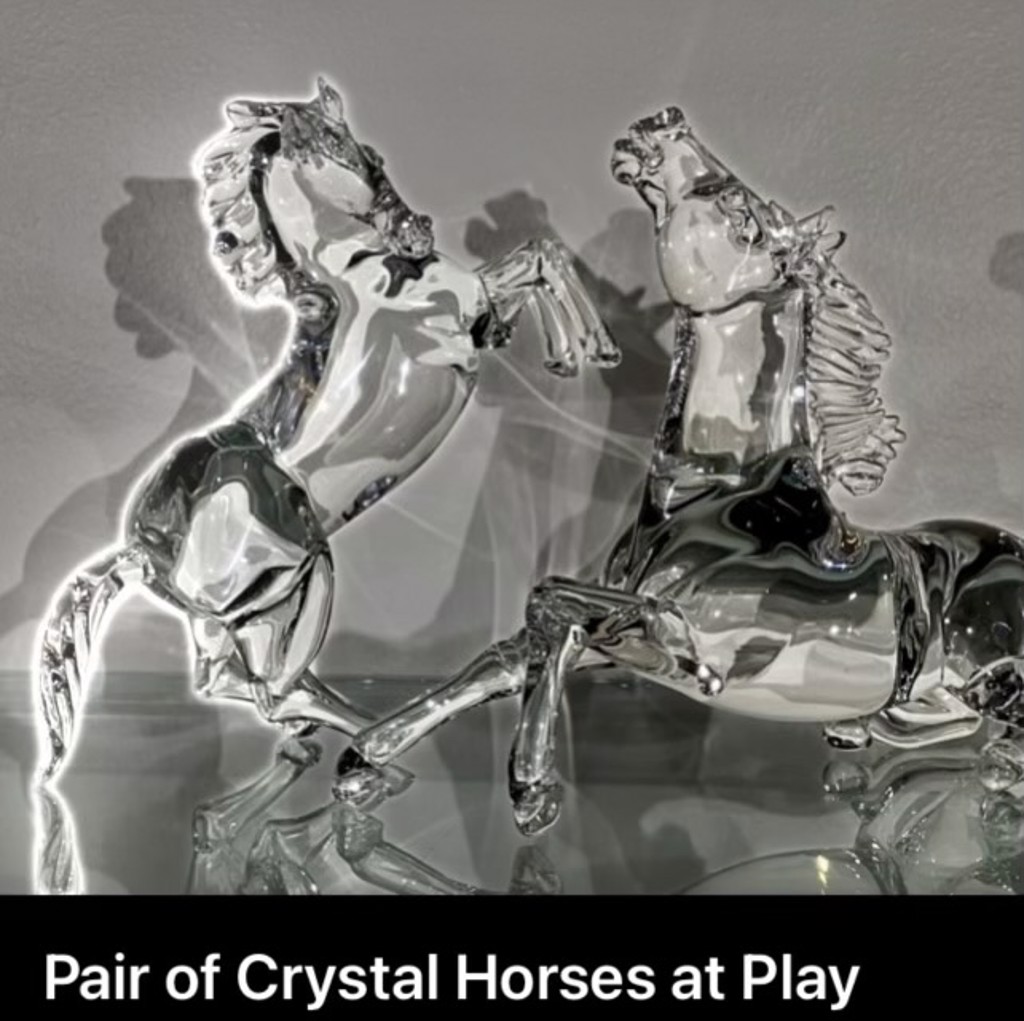 Horses At Play by Pino Signoretto by Murano Glass | Bill Mack Gallery