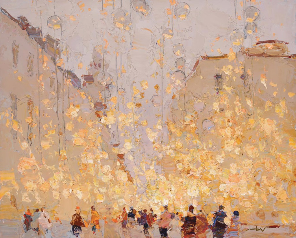 Holiday Lights by Daniil Volkov | Paul Scott Gallery, image size:1024x824