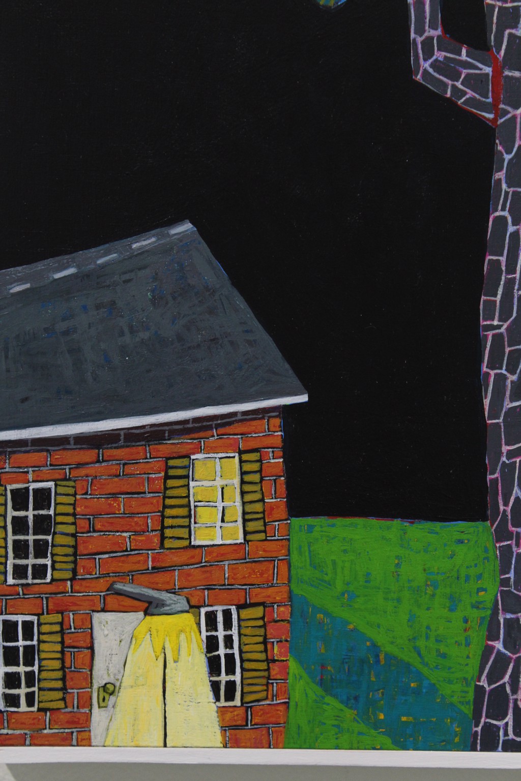Moon in Pine -  Comet Street by David Lambert