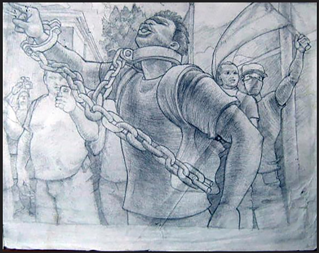 Stand Up - Study 2 by Miguel Colón