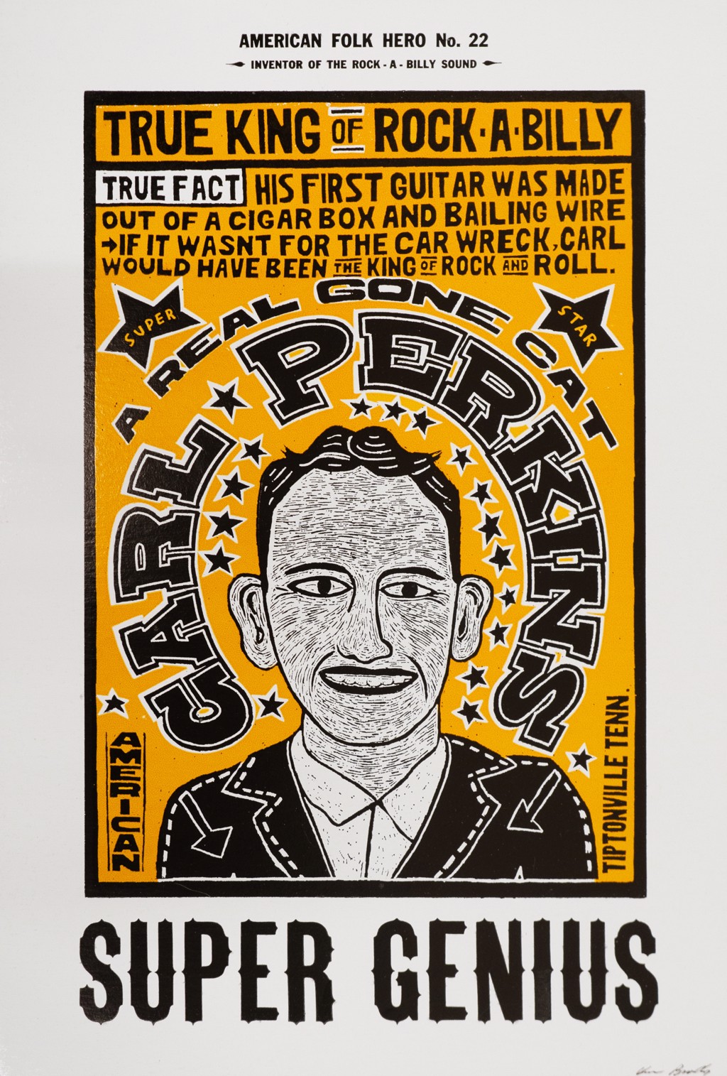 Carl Perkins by Kevin Bradley | Chauvet Arts