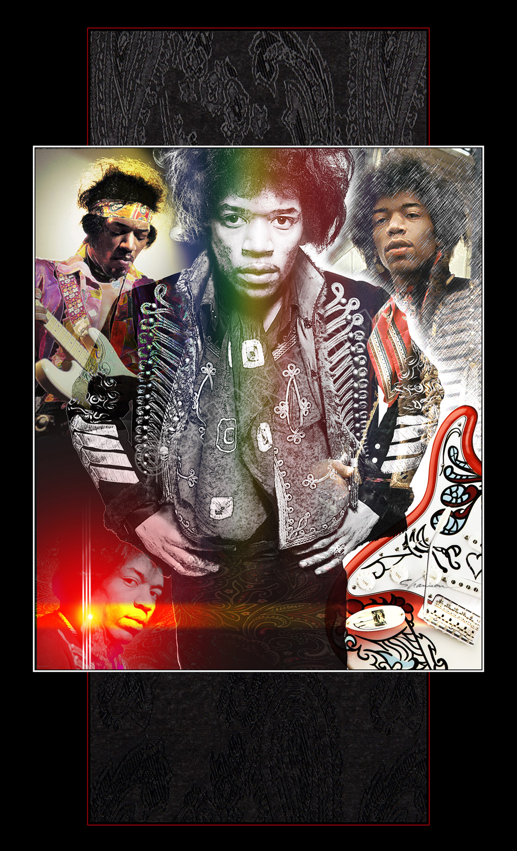 Jimi Hendrix by Shannon The World's Greatest Beatles Artist | Bill
