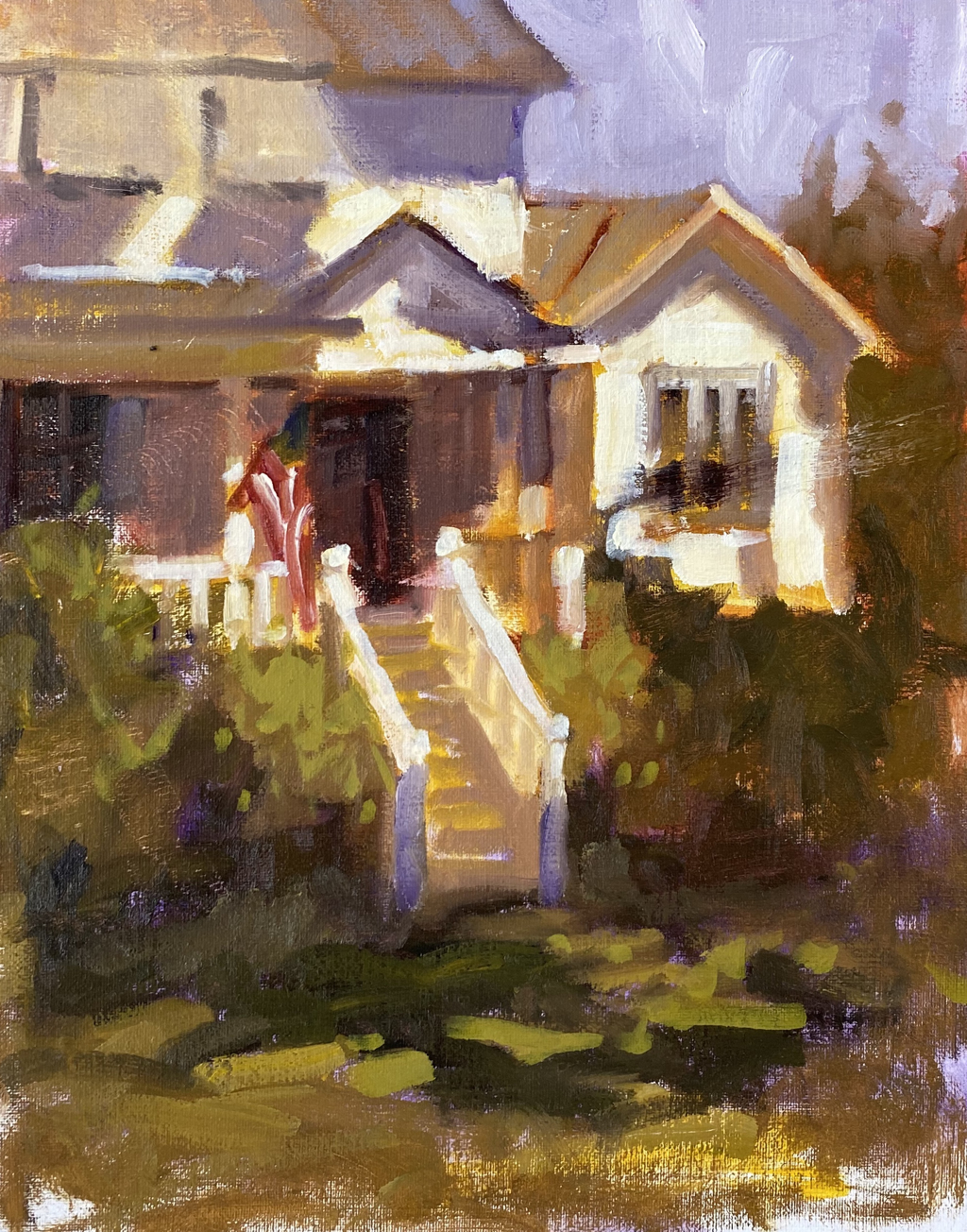 Old Village - New Day, I by Laurie Meyer