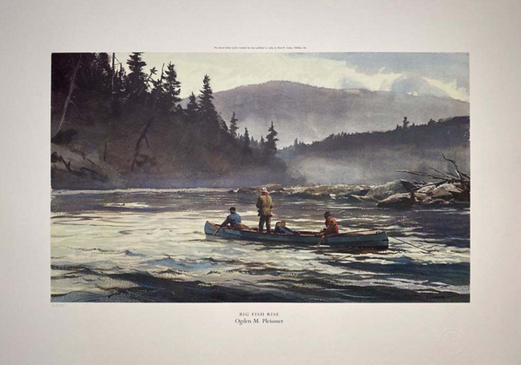 Big Fish Rise by Ogden M. Pleissner