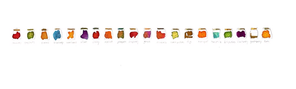 20 Canning Jars by Rachael Van Dyke