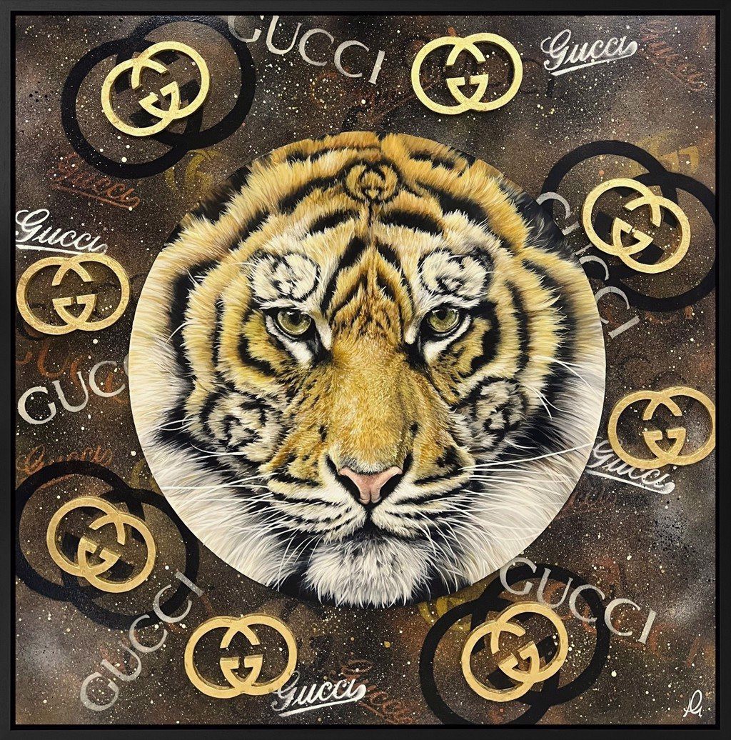 Hayley Goodhead’s Golden Gucci: Fashion Imagery in Mixed Media