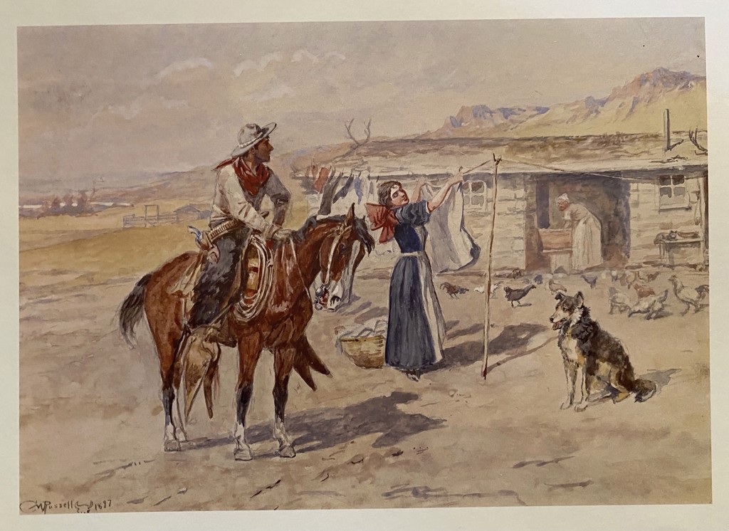 Scouting for New Range by Charles M. Russell [1864-1926]