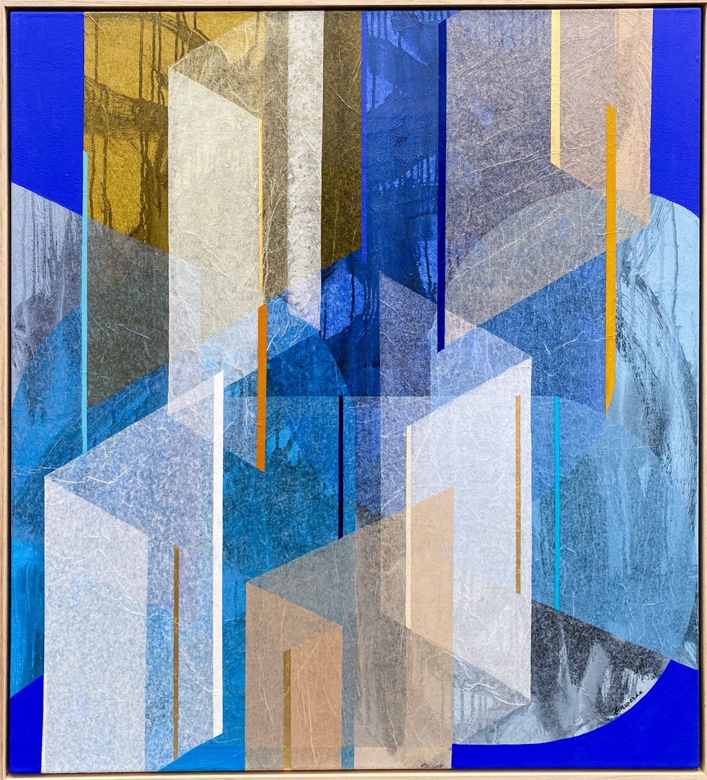 Blue Turquoise Gossamer by Antoinette Ferwerda