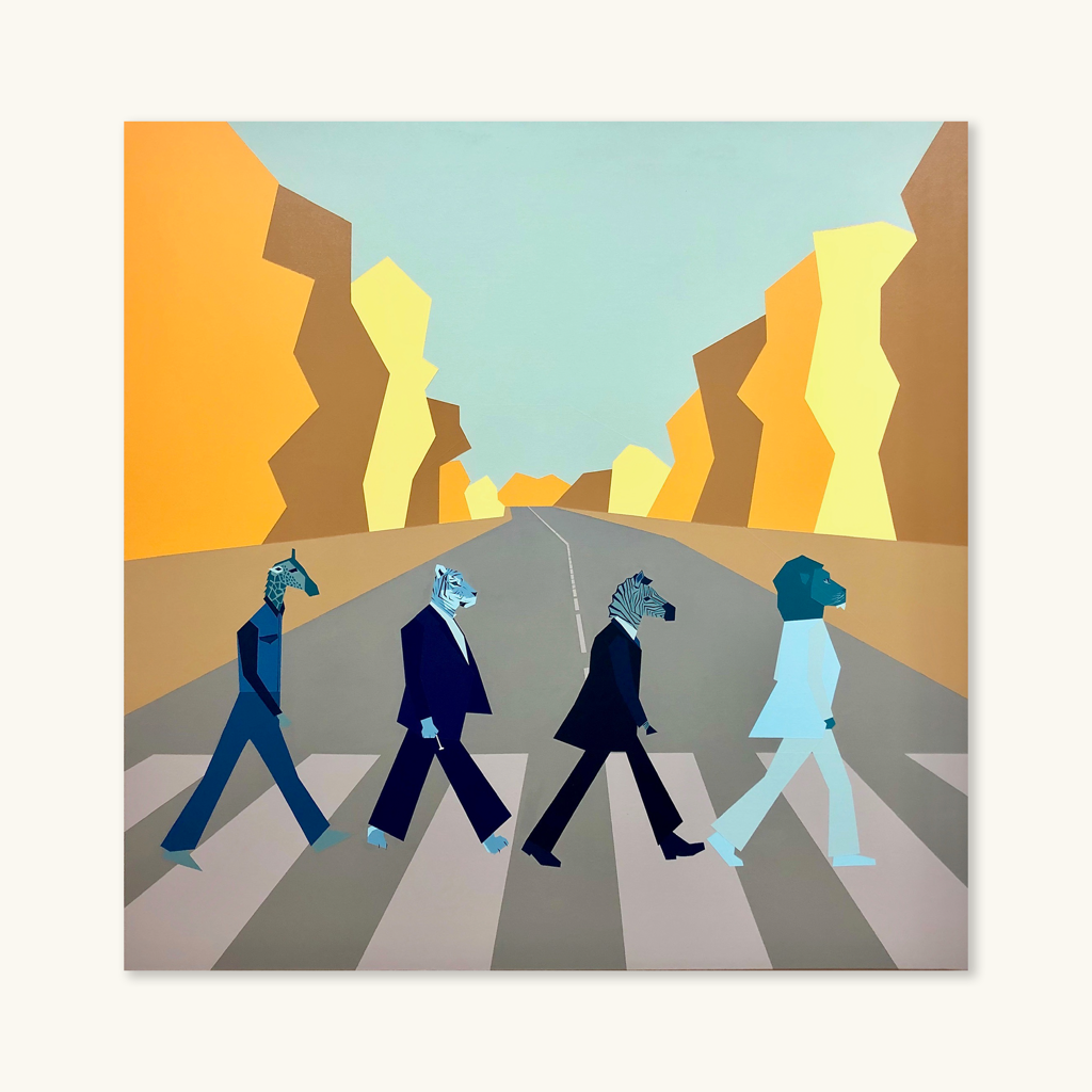 Rose Cottage v Abbey Road by Millie Sims