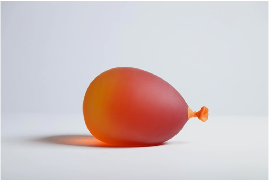 Glass Sculpted Water Balloon - Sunset Orange* by Dylan Martinez