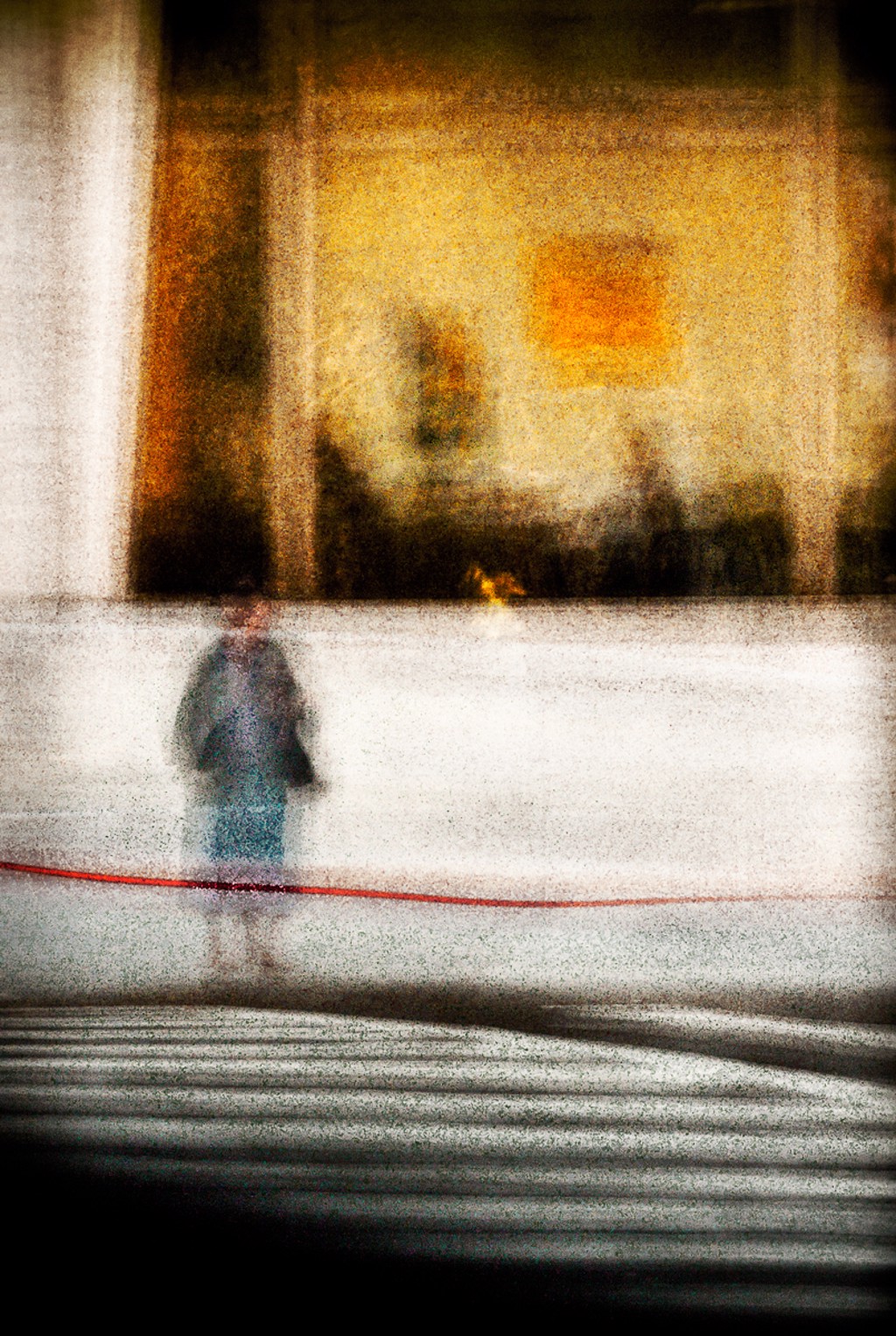 Untitled NY Figure - print by Sol Hill