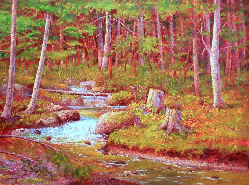 Forest Glade by MICHAEL GREENE