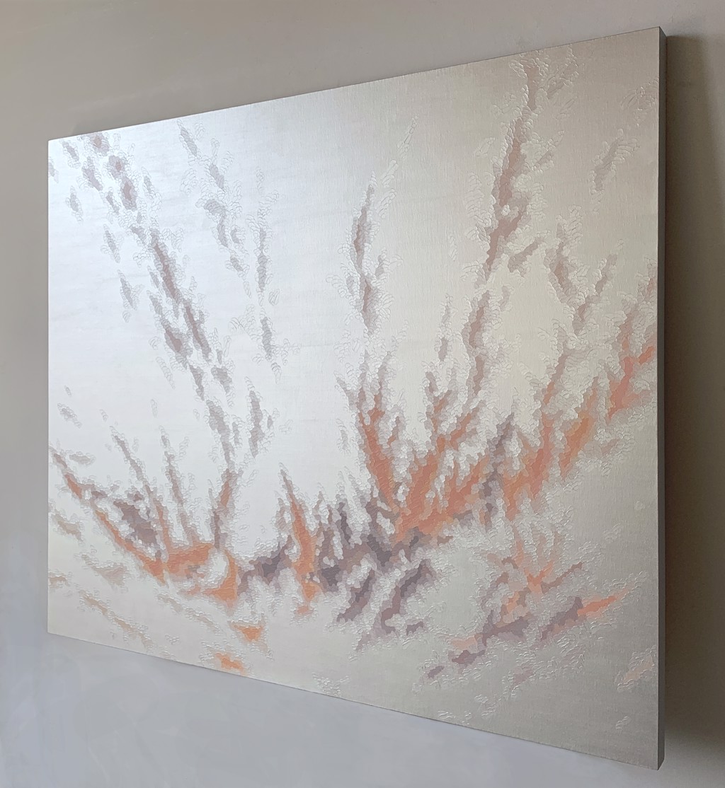 Into a Coral Sky (pearl) by Elaine Coombs