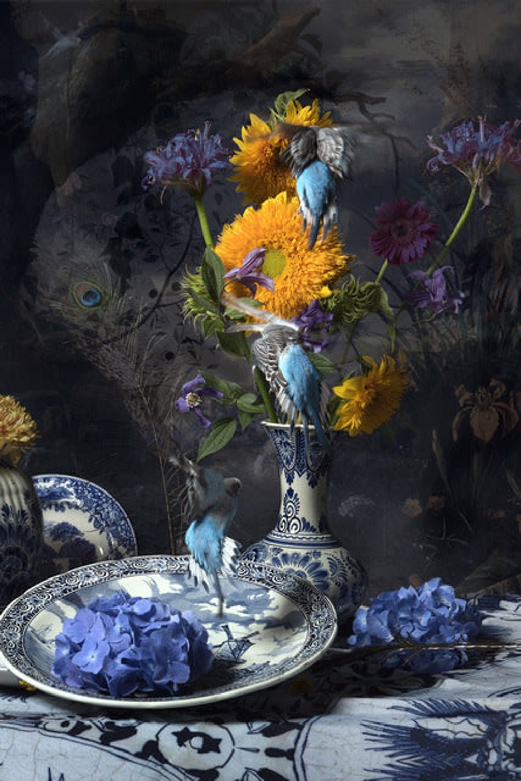 Still Life with Sunflowers by Hans Withoos