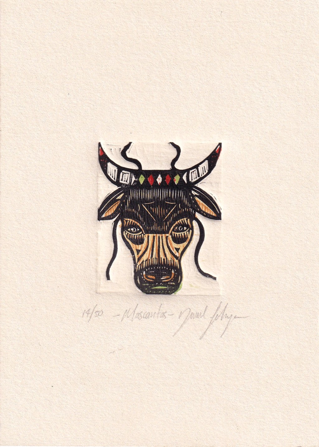Mascaritas (Toro) by Daniel Salazar