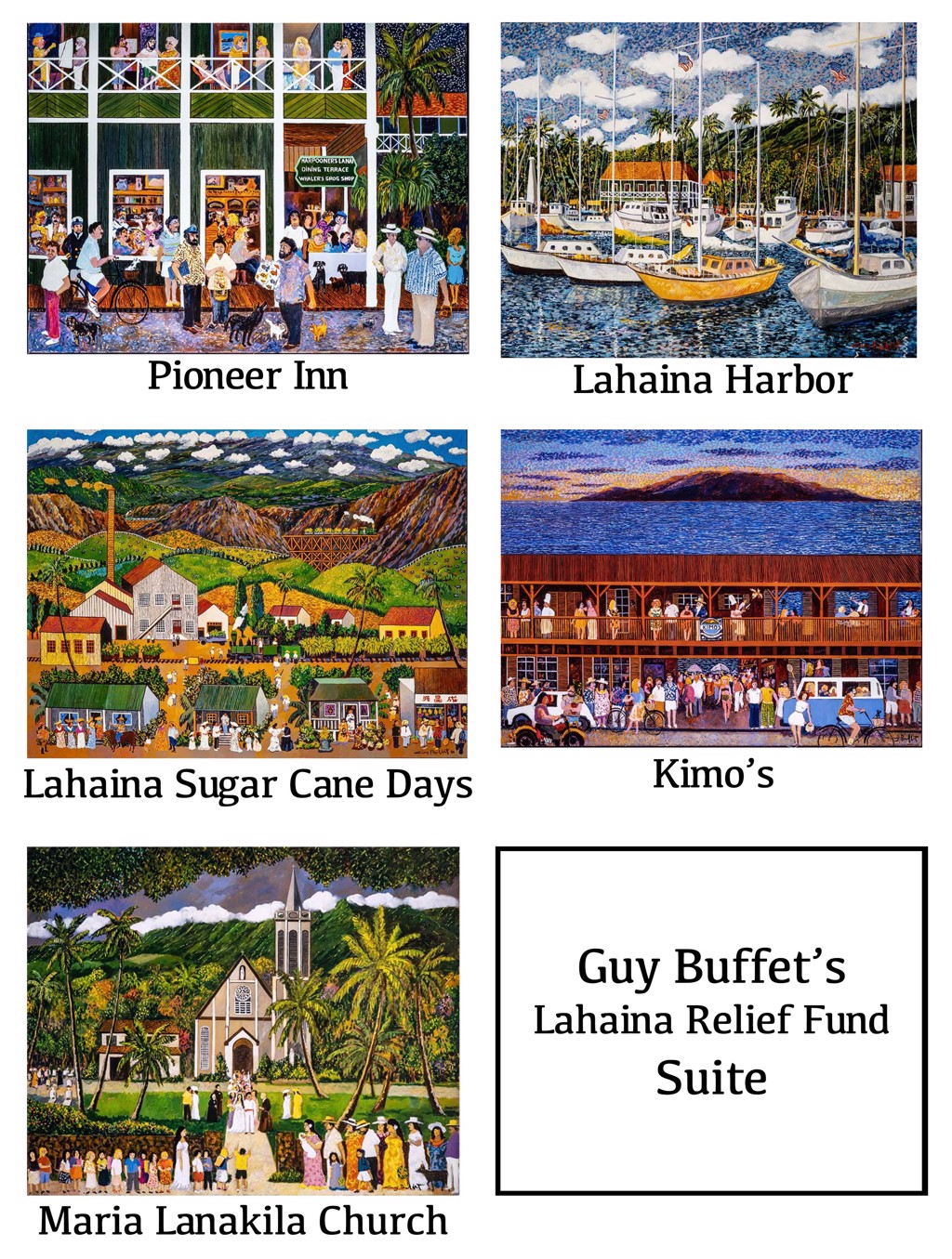 Guy Buffet's Lahaina Relief Fund Suite by Guy Buffet | Lahaina