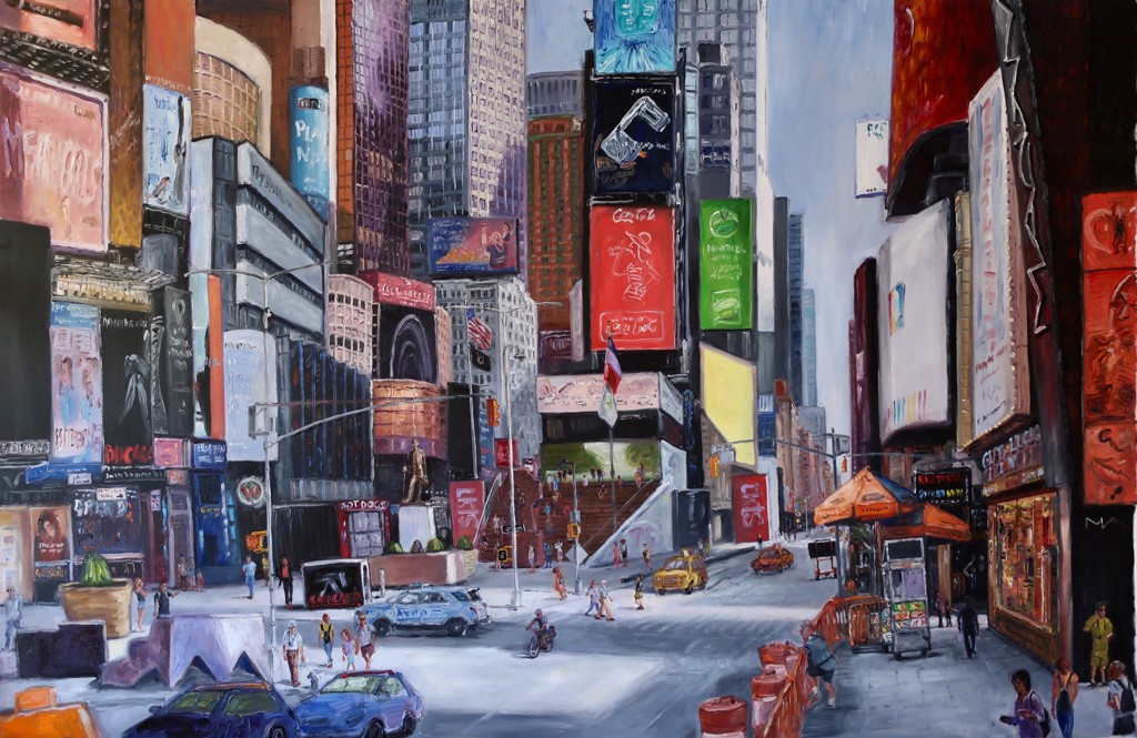 TIMES SQUARE NYC B to A by TED KELLER | CARVER HILL GALLERY