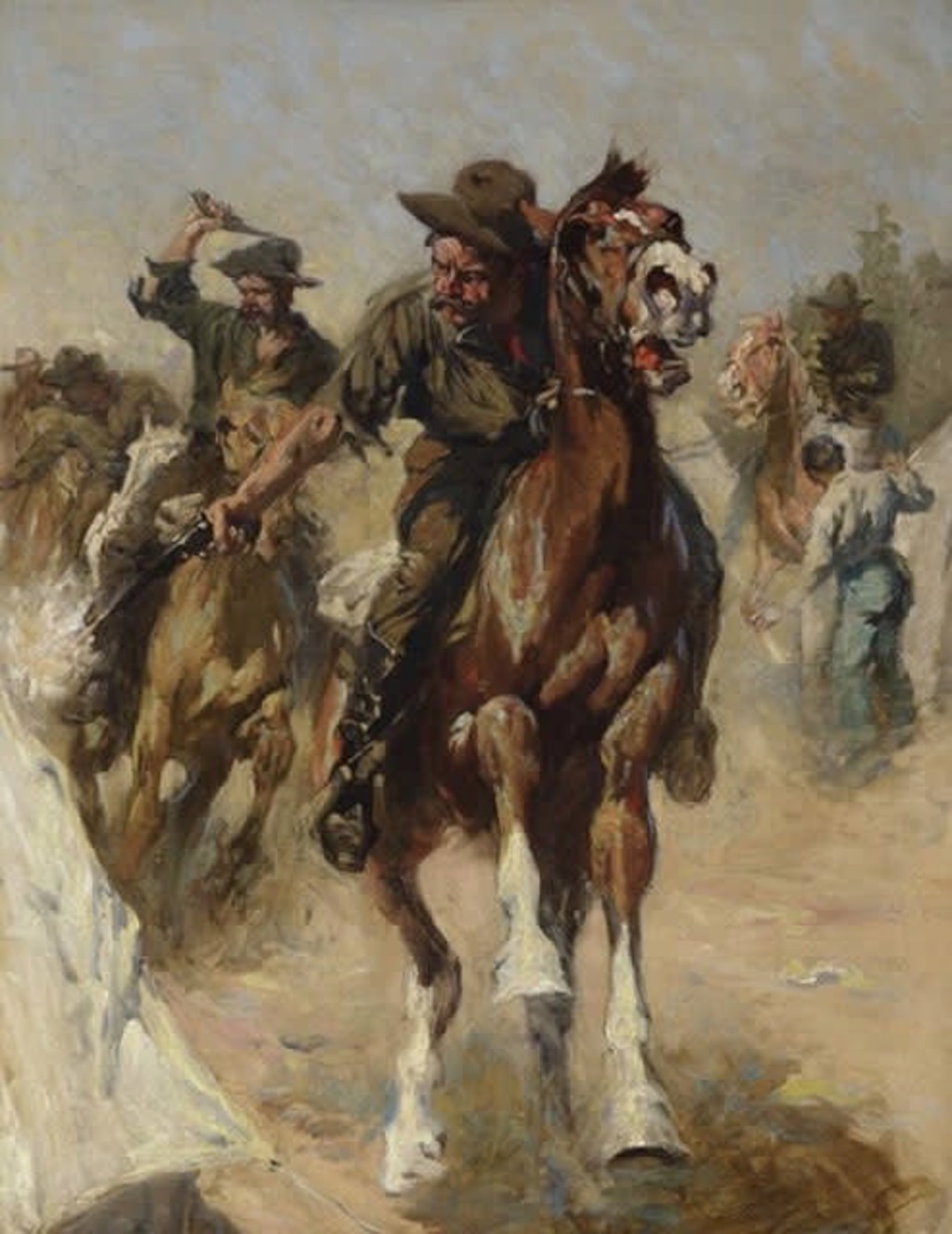 ROUGH RIDERS by John Marchand [1875-1921]