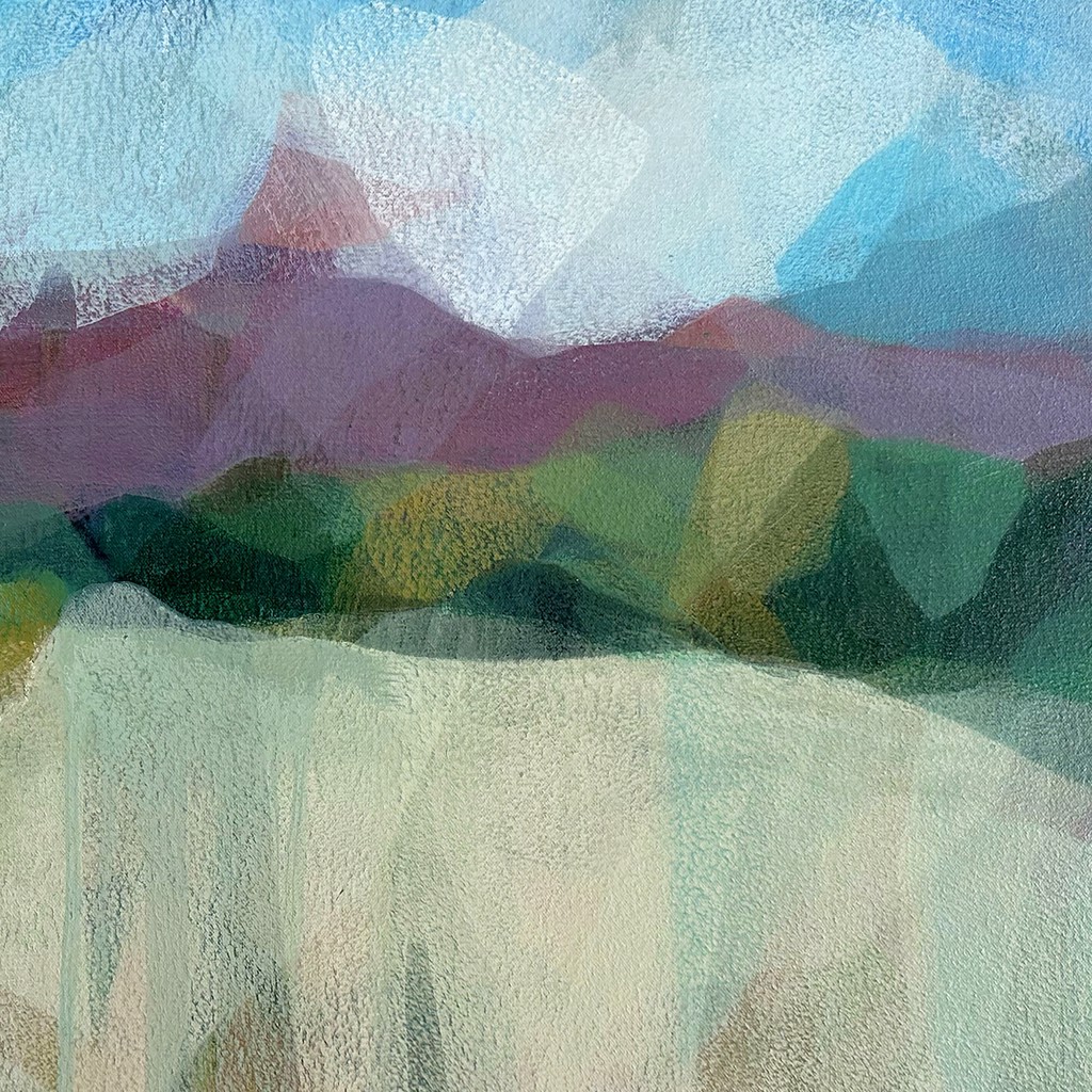 (uhuru) cloud cover at kaupo moku by Katherine Sandoz
