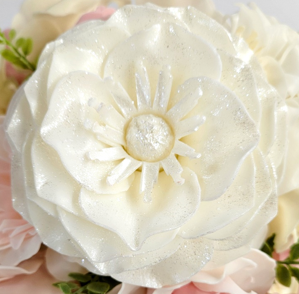 Divine Love Soap Flower by A'marie's Bath Flower Shop