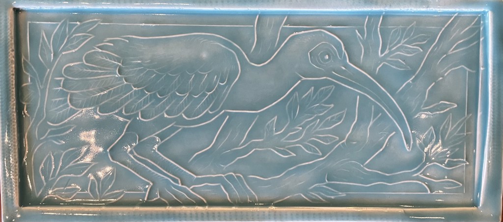 Ibis Tile by Marina Burgner