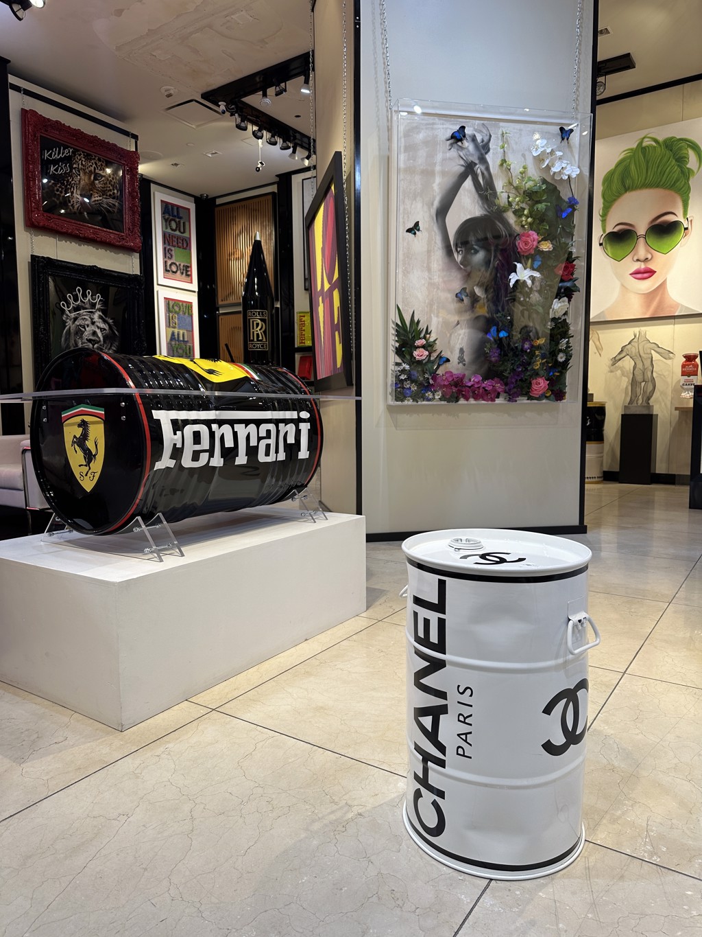 Chanel Medium Barrel White by Brand Logo Barrels by Efi Mashiah