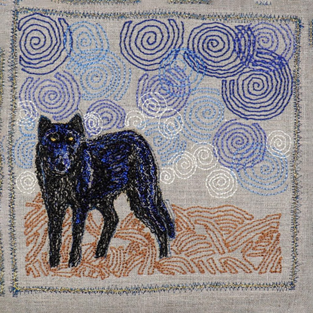 Wolf Dreaming of Van Gogh by R. David Wilson | Radius Gallery