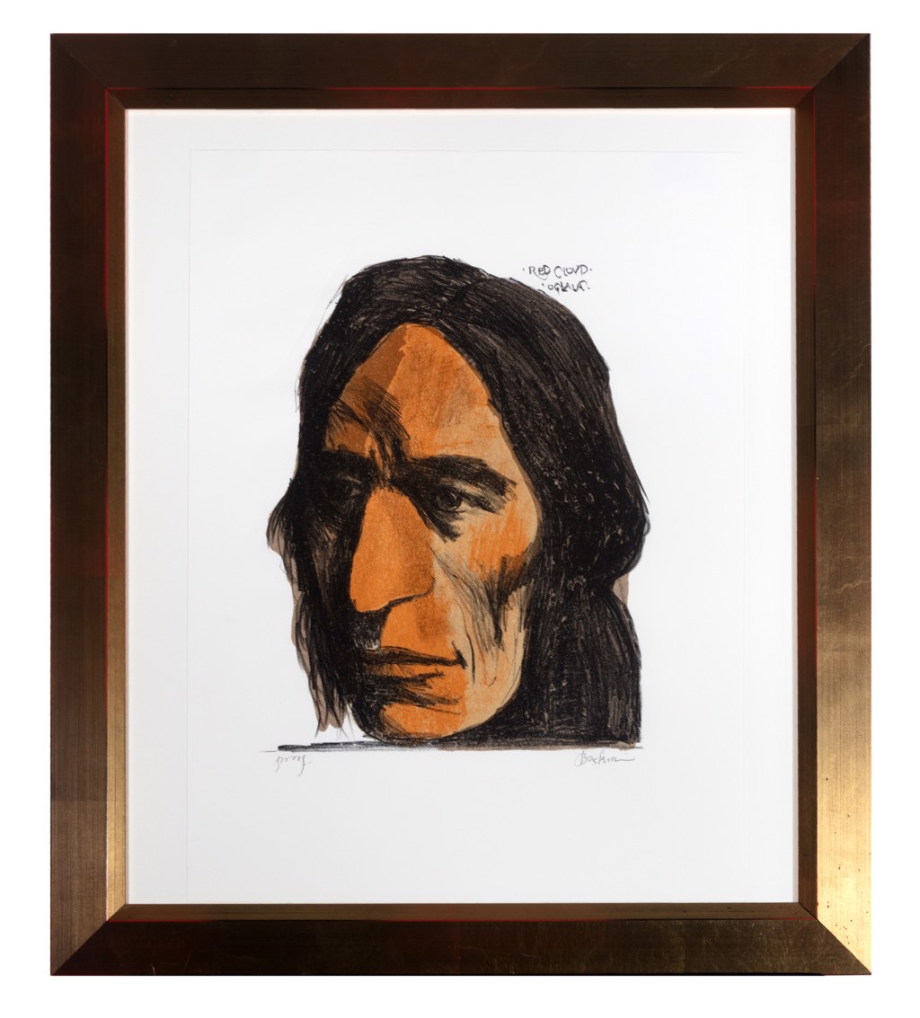 Red Cloud- Oglala by Leonard Baskin | David Barnett Gallery