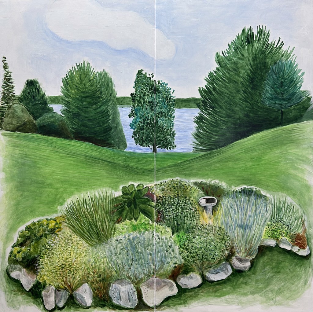 The Herb Garden by Jane Dahmen | Portland Art Gallery