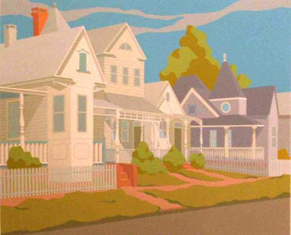 Oct Sunlight / Second St. #180 by Claude Howell