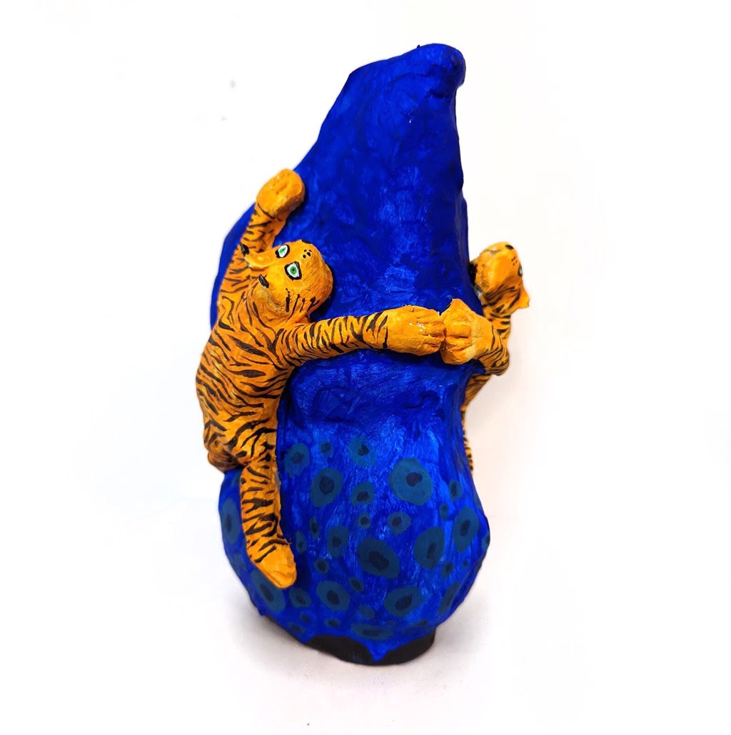 Tiger Vase by Jac Lahav