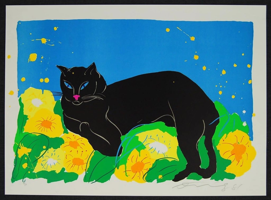 Black Cat by Walasse Ting | Steven Vail Fine Arts