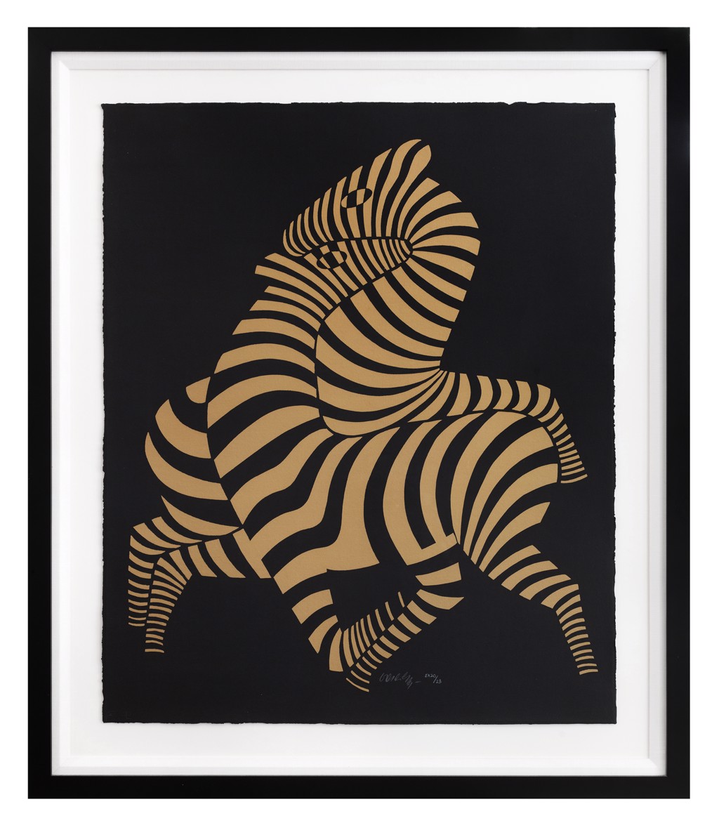 Zebra Print 3 by Victor Vasarely | West Chelsea Contemporary