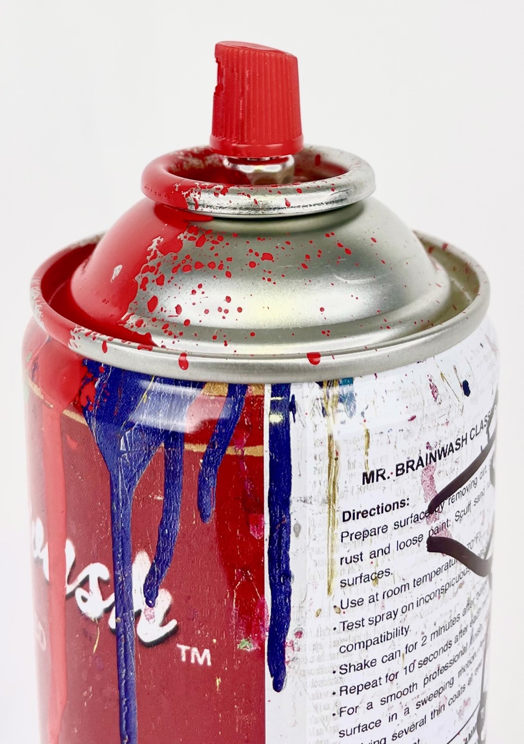Mr.Brainwash Spray Can ed.700 エディション サイン Mr Brainwash - Robinhood Auctions