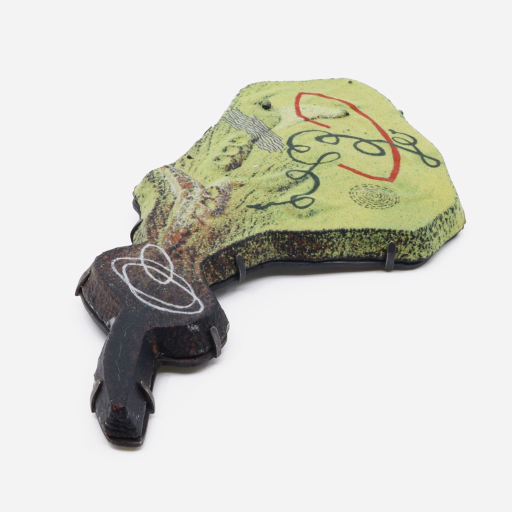 Postpriori No. 23 (Brooch), 2010 by Jamie Bennett