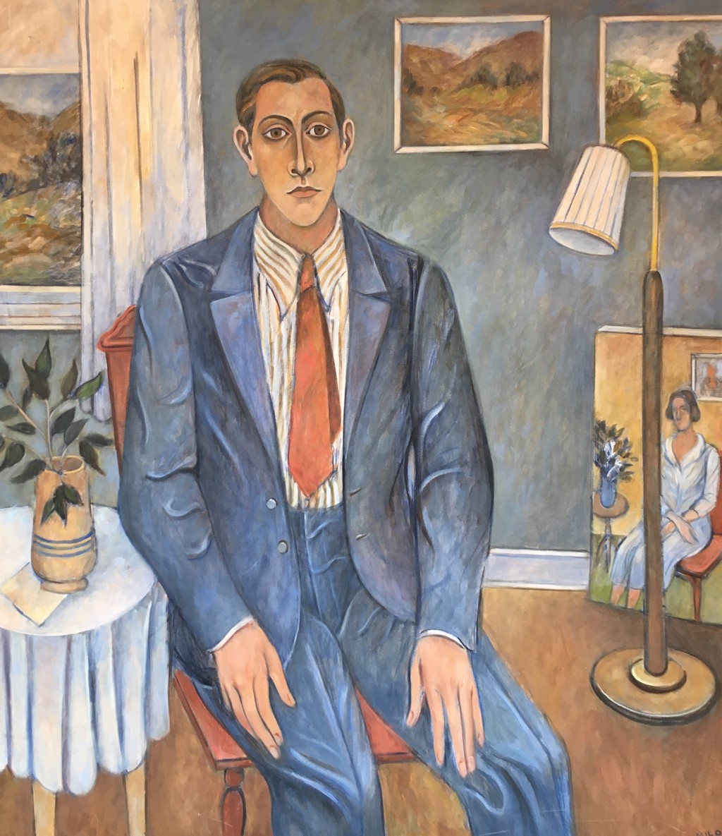 Man in a Blue Suit by Milo Russell