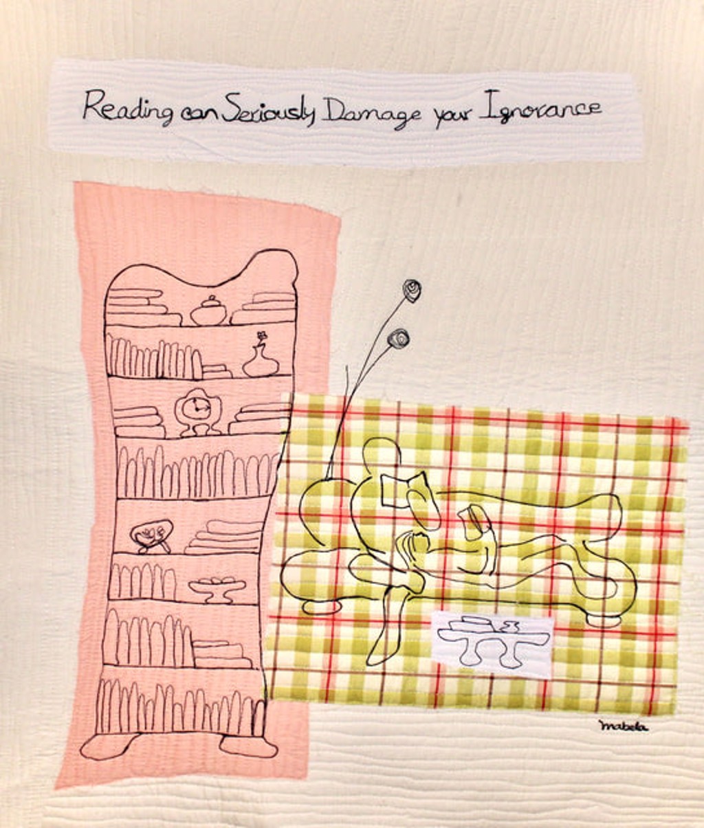 Reading Can Seriously Damage Your Ignorance by Mabelin Castellanos