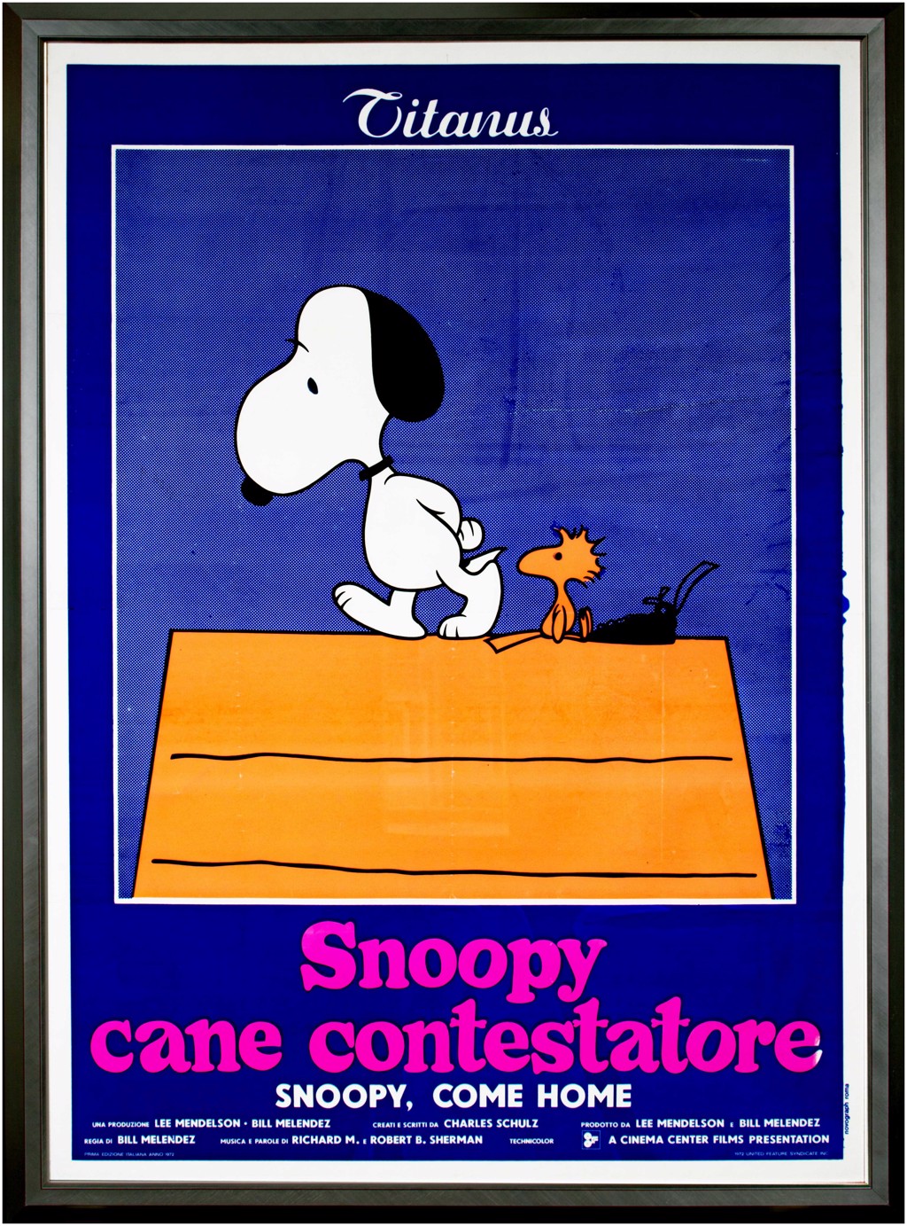 Vintage 1958 Snoopy Poster wall decor home authentic office snoop painting peanuts