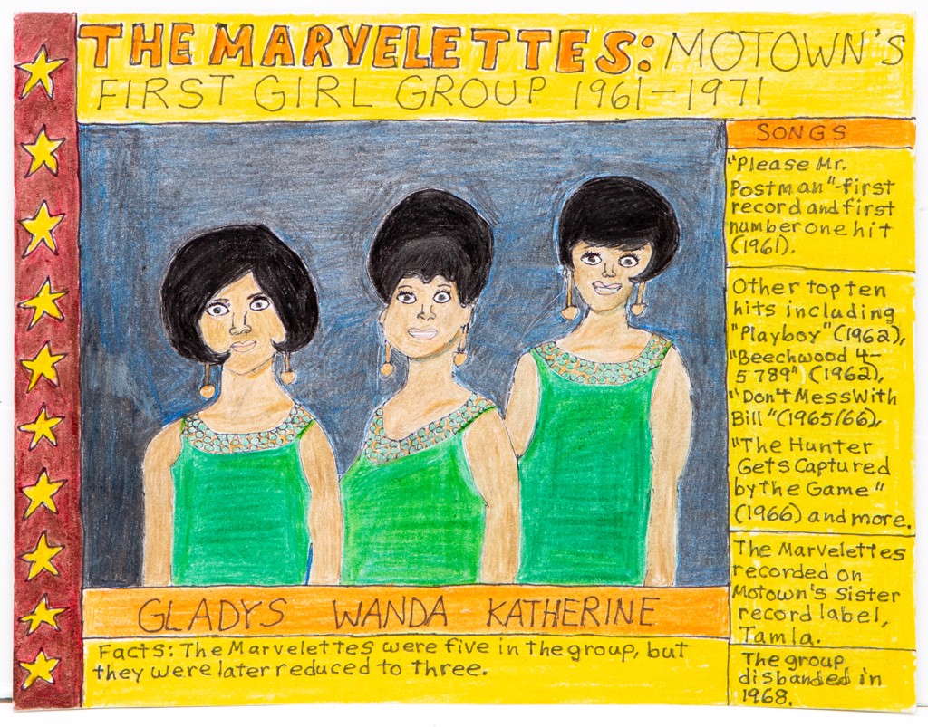 The Marvelettes, GL 66 by Gail Lewis | Creative Growth Art Center