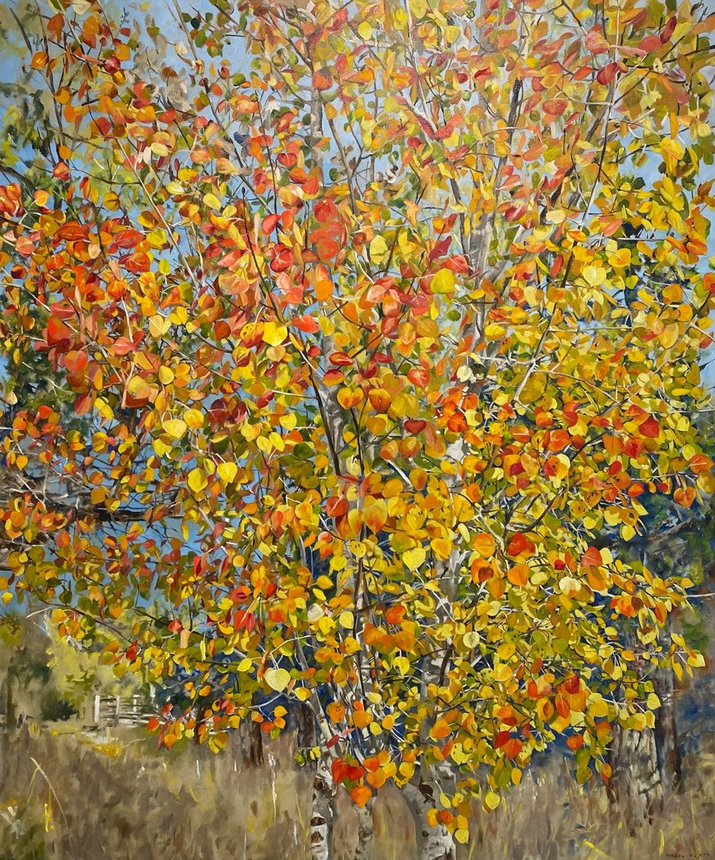 Aspen and Corral by Malou Flato