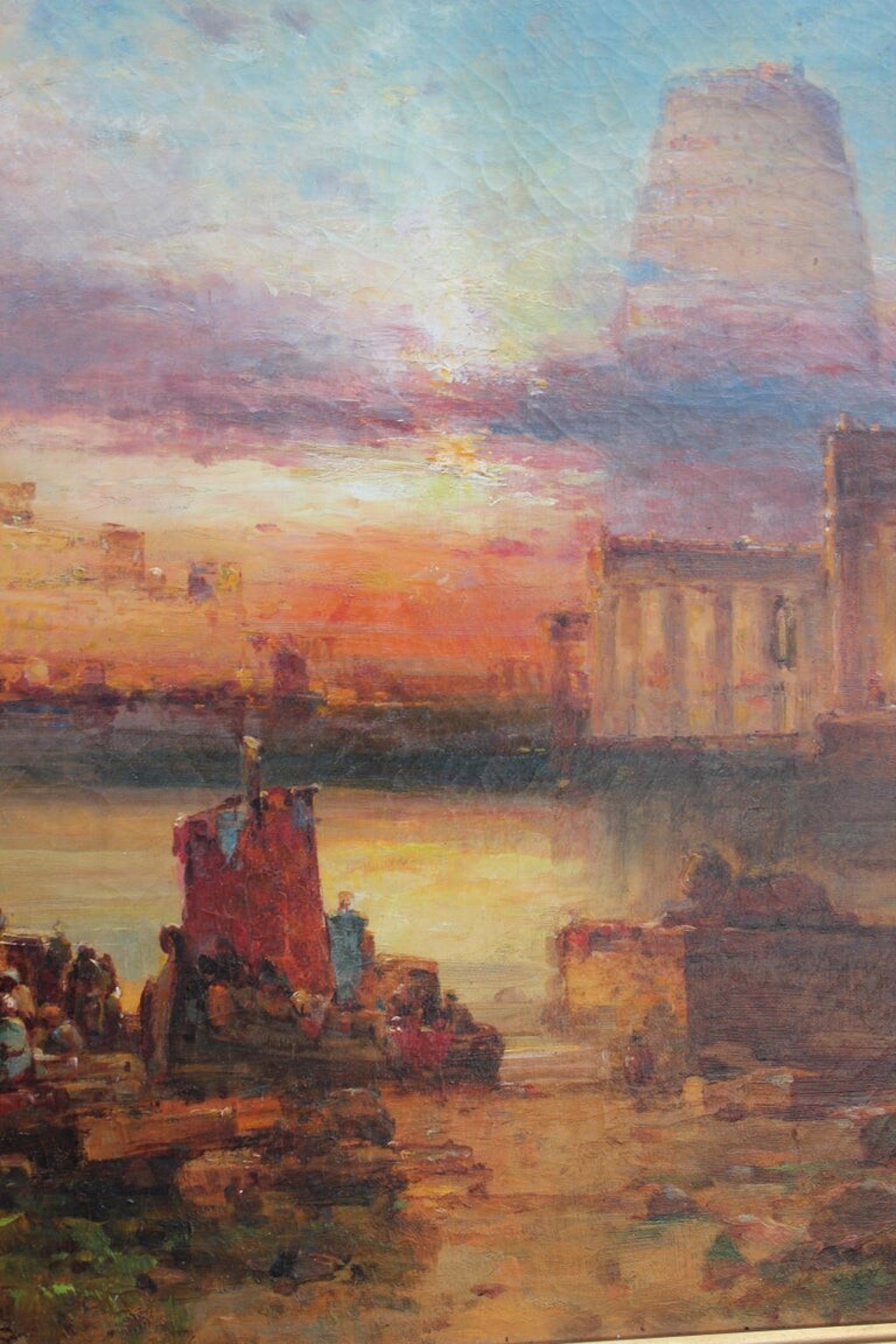 Tonalist Ancient Cityscape Painting by Andrew Melrose