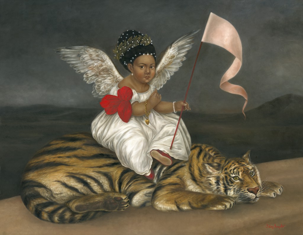 Winged Victory Riding a Tiger by Fatima Ronquillo