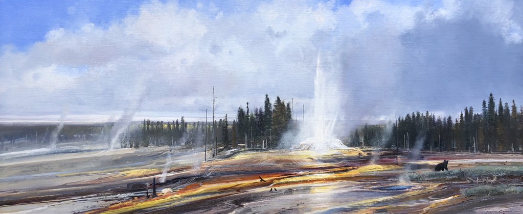 YELLOWSTONE GEYSERS by Michael Coleman