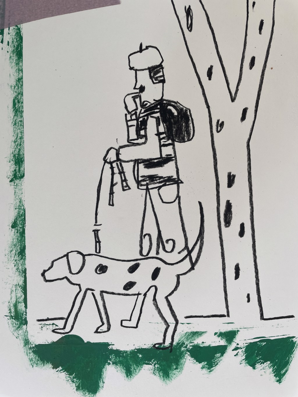l'homme pensif (The pensive man) by Rachael Van Dyke