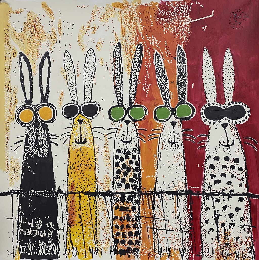 Rabbit Proof Fence (494 Mile Peg) by Reece George