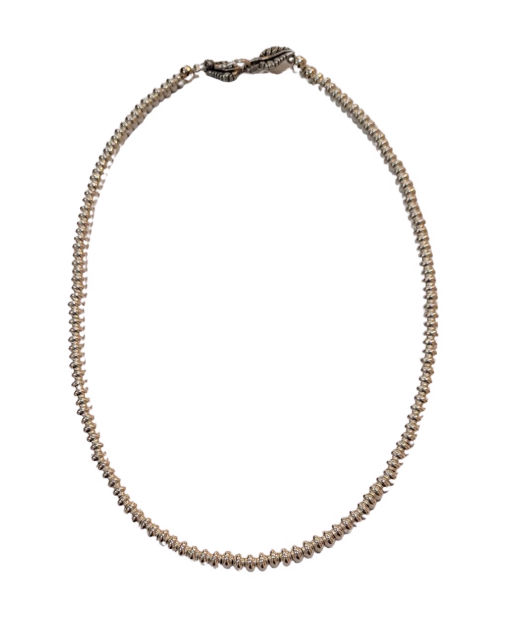 Necklace - Handcrafted Sterling Silver Pearls 3mm by Indigo Desert Ranch - Jewelry