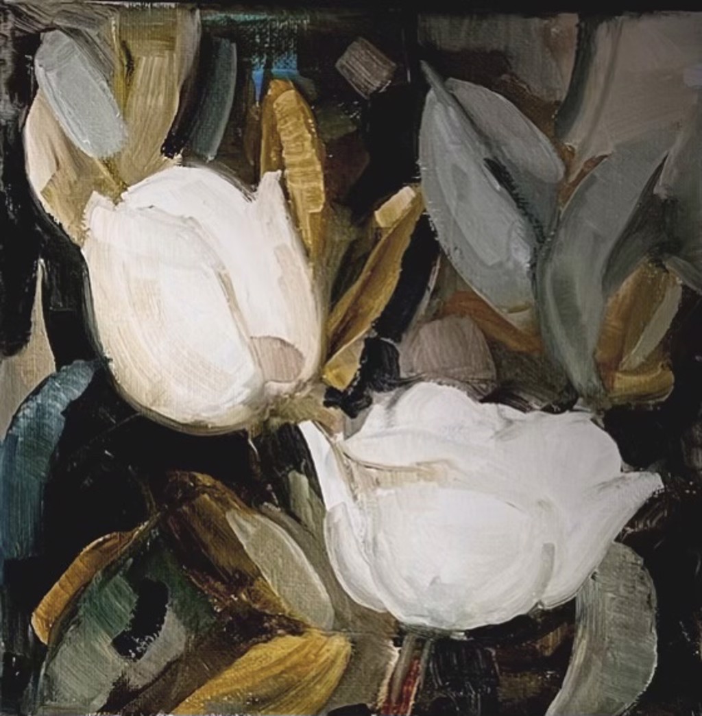 Magnolia Study #1 by Donna Hughes