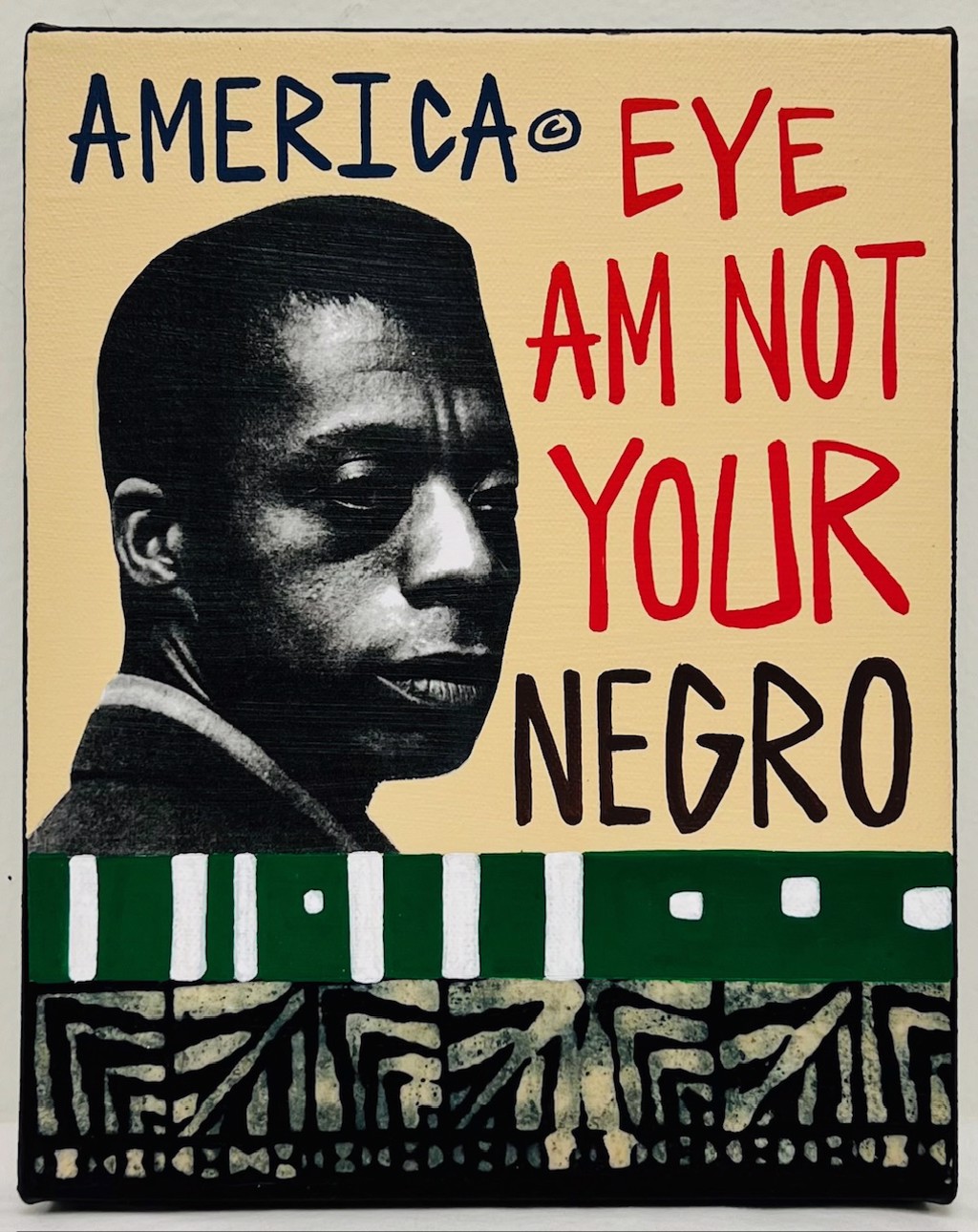 JB "Eye Am Not Your Negro" by Milton Bowens