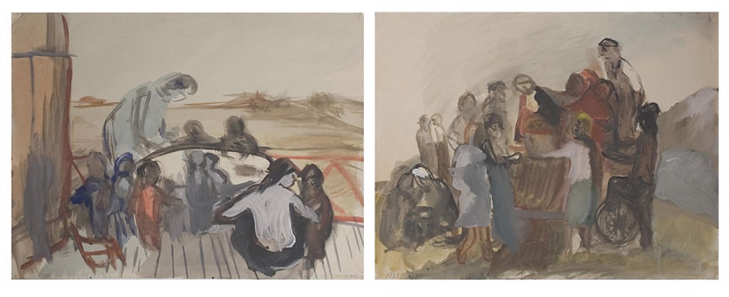 Title 1-Gathering in the Field, Title 2-Gathering in the Field by Meer Akselrod
